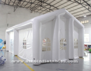 grande tente de noce gonflable scellée à l'air blanc