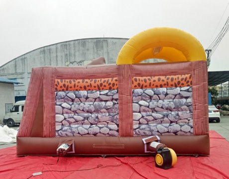kids dinosaur park inflatable bouncy castle