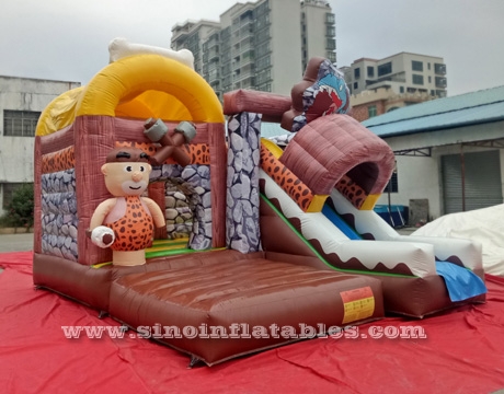kids dinosaur park inflatable bouncy castle