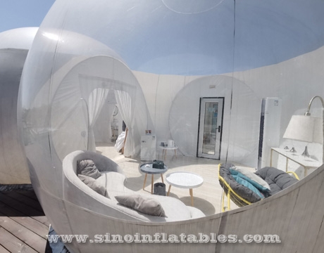 clear top resort inflatable bubble lodge hotel