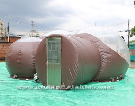 clear top resort glamping bubble tent hotel