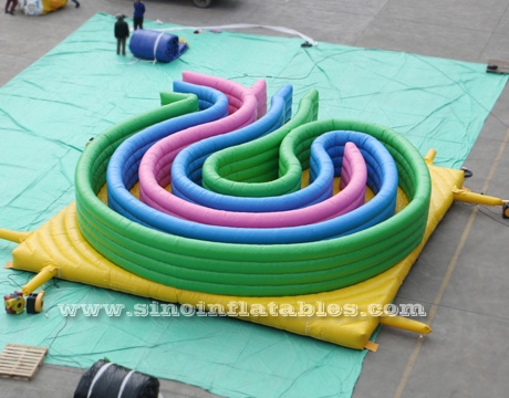 adult boot camp inflatable maze obstacle course