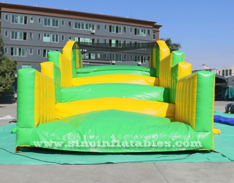 long adult boot camp inflatable obstacle course