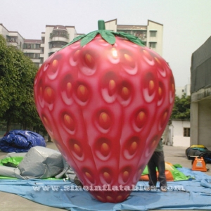3 mètres de haut gonflable de la publicité à la fraise
