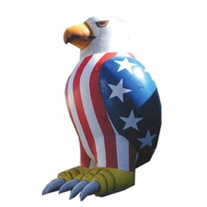 géant patriotique gonflable de l'aigle