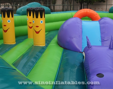 indoor big tiger inflatable toddler bouncy castle