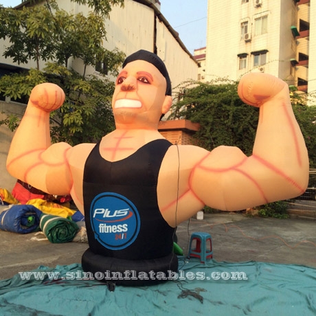 GYM inflatable fitness muscle man