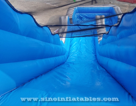 commercial kids party inflatable water slide with big pool