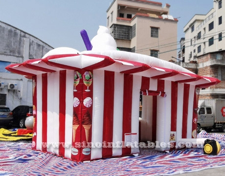 big icecream inflatable kiosk bar