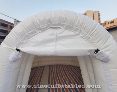 white small inflatable igloo dome tent