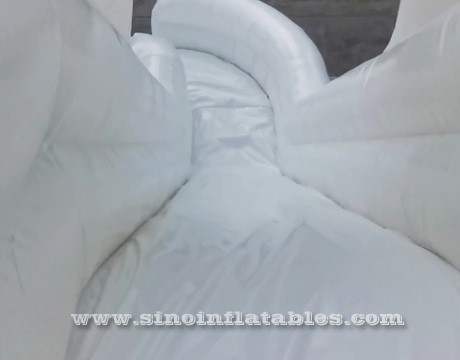 kids all white inflatable jumping castle
