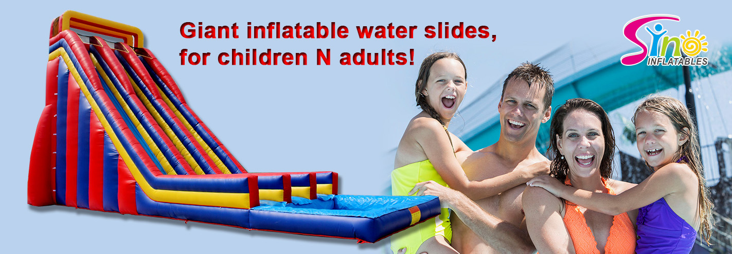 Not only a 10m high giant inflatable water slide for adults, but a fun maker!