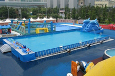 les piscines à cadre en acier mobiles sont pop et chaudes en Chine